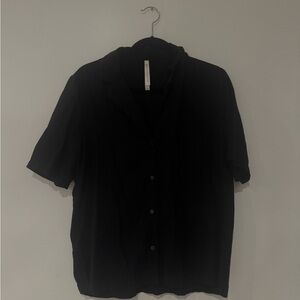 Babaton Charcoal Button-Up Shirt